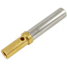 27032 - Socket terminal. Gold plated. (10pcs)